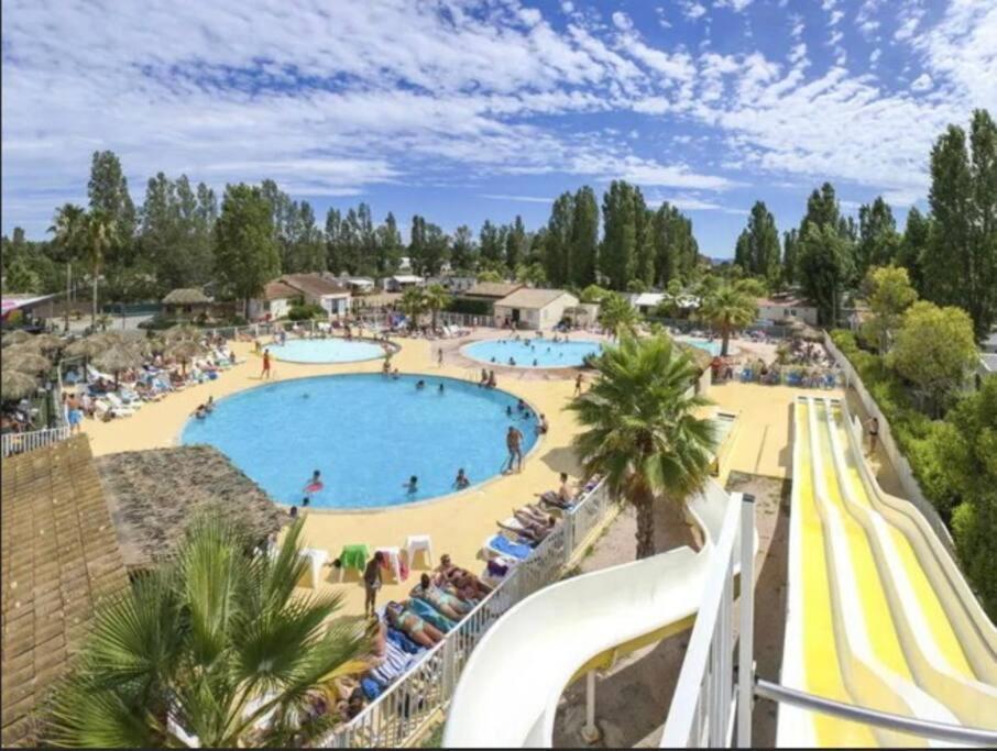 Fréjus Le Moorea Mobilhome Camping Le Montourey 4 Etoiles מראה חיצוני תמונה